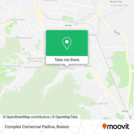 Complex Comercial Padina map