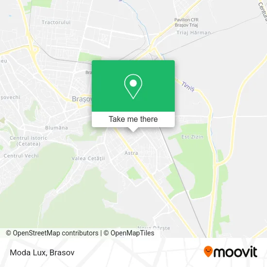 Moda Lux map