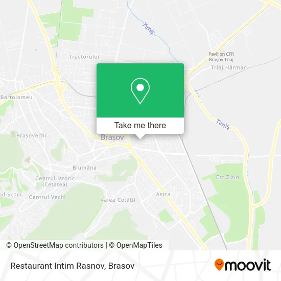 Restaurant Intim Rasnov map