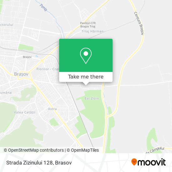 Strada Zizinului 128 map