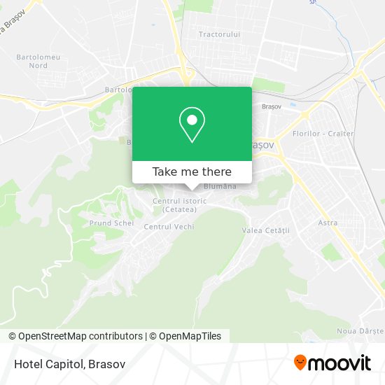 Hotel Capitol map