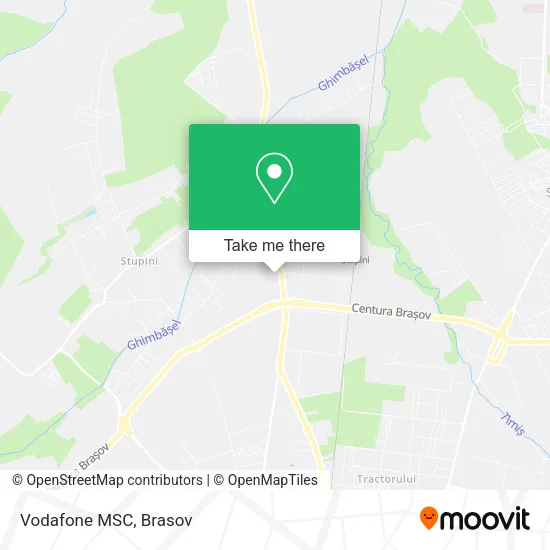 Vodafone MSC map