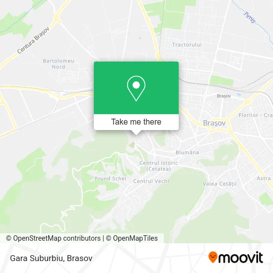 Gara Suburbiu map