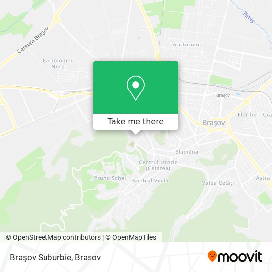 Braşov Suburbie map