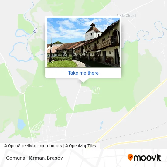Comuna Hărman map