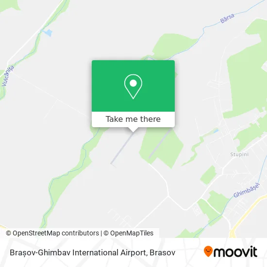 Brașov-Ghimbav International Airport map