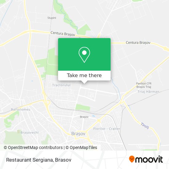 Restaurant Sergiana map