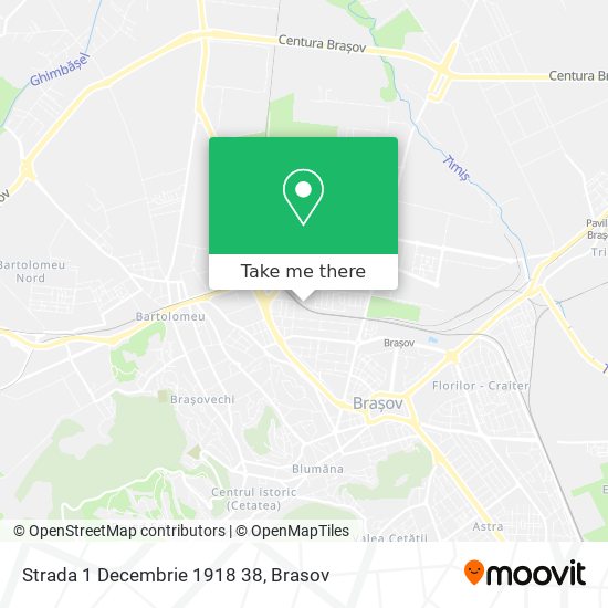Strada 1 Decembrie 1918 38 map