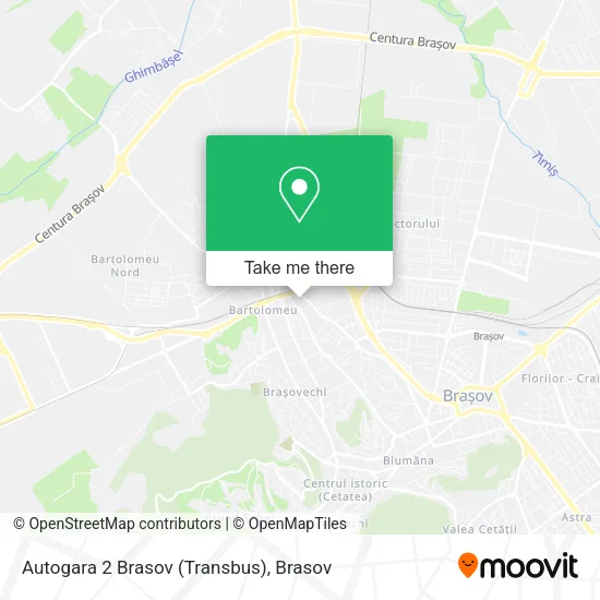Autogara 2 Brasov (Transbus) map