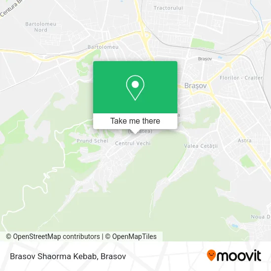 Brasov Shaorma Kebab map