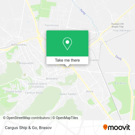 Cargus Ship & Go map