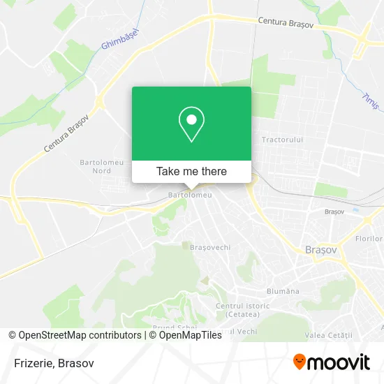 Frizerie map