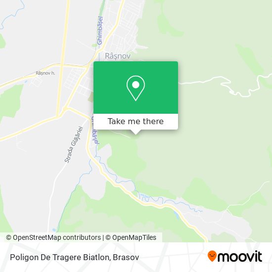 Poligon De Tragere Biatlon map