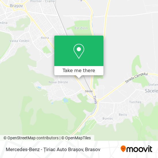 Mercedes-Benz - Țiriac Auto Brașov map