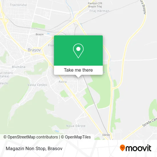 Magazin Non Stop map