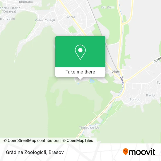 Grădina Zoologică map