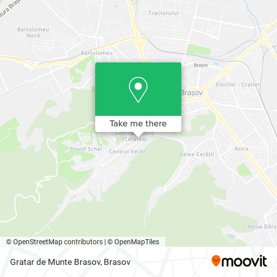 Gratar de Munte Brasov map