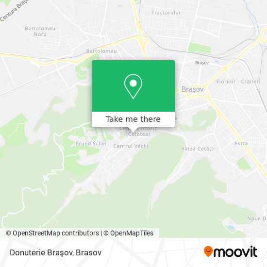 Donuterie Braşov map