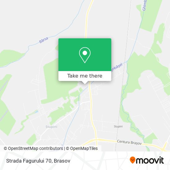 Strada Fagurului 70 map