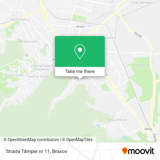 Strada Tâmpei nr 11 map