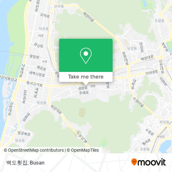 백도횟집 map
