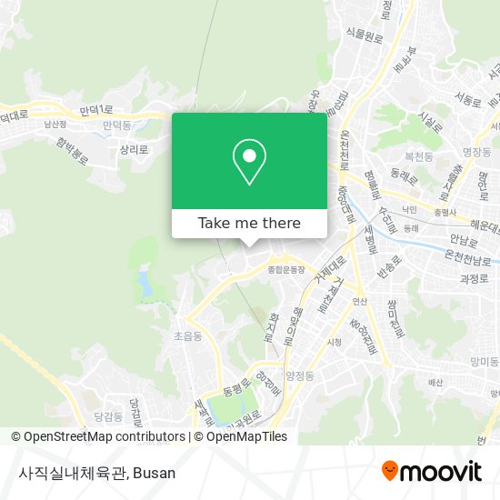 사직실내체육관 map