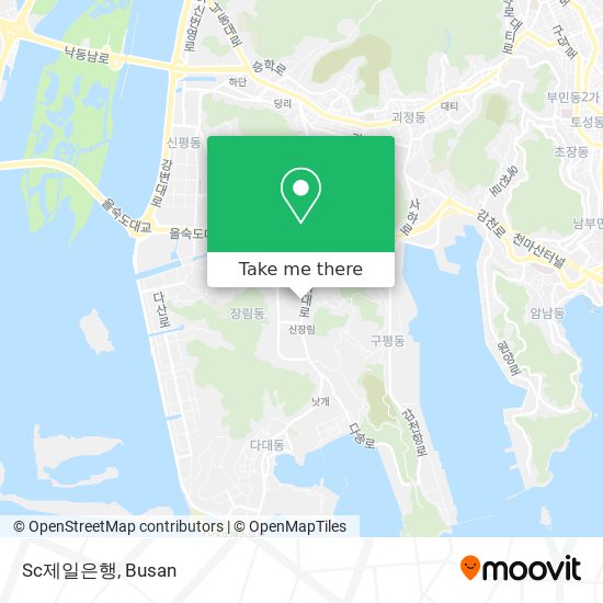 Sc제일은행 map