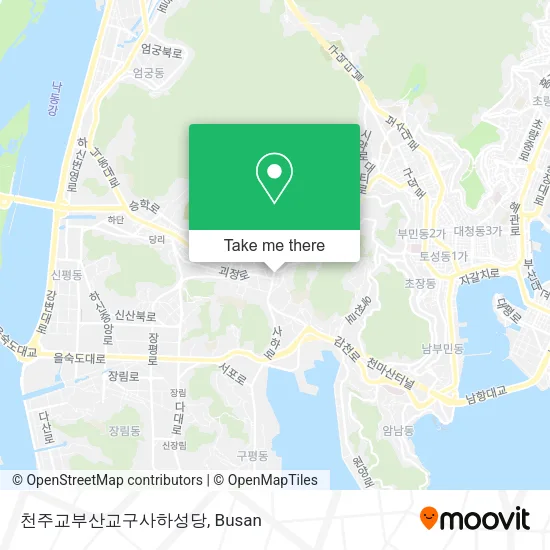 천주교부산교구사하성당 map