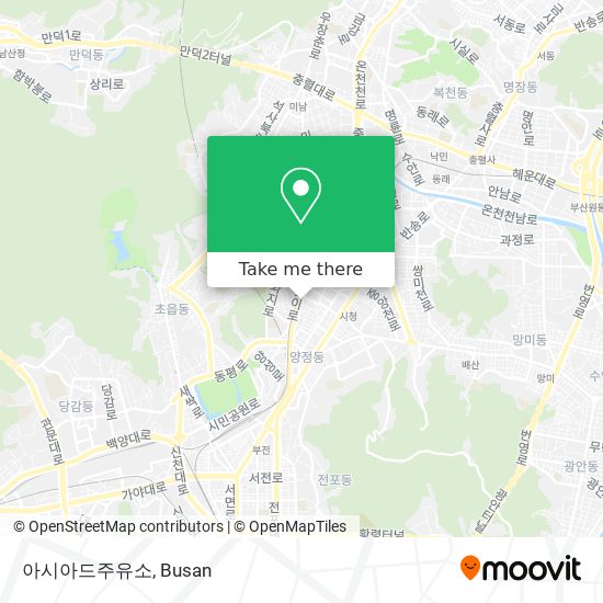 아시아드주유소 map