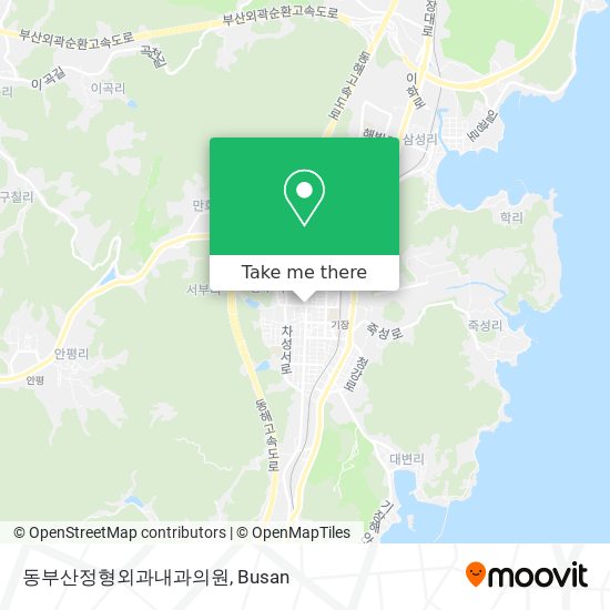 동부산정형외과내과의원 map