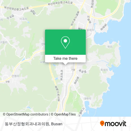 동부산정형외과내과의원 map