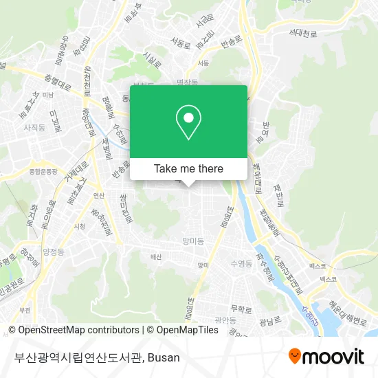 부산광역시립연산도서관 map
