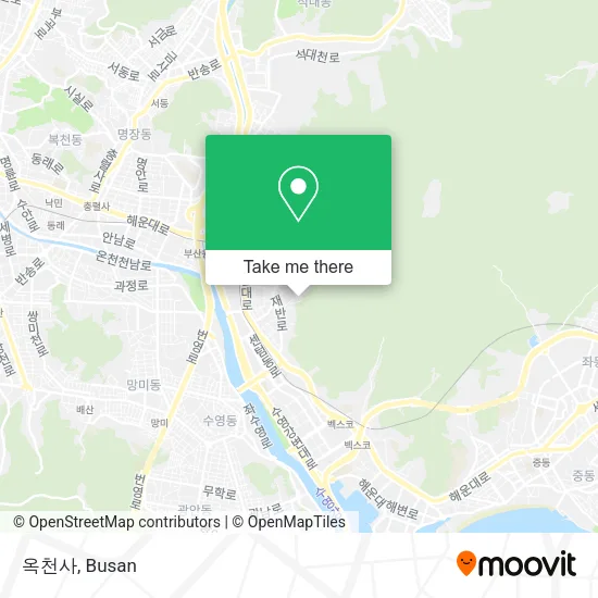 옥천사 map