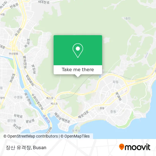 장산 유격장 map