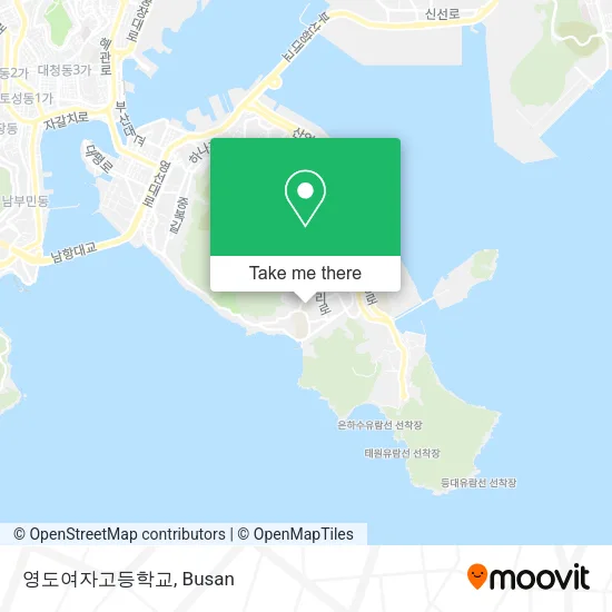 영도여자고등학교 map