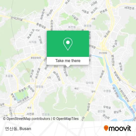연산동 map