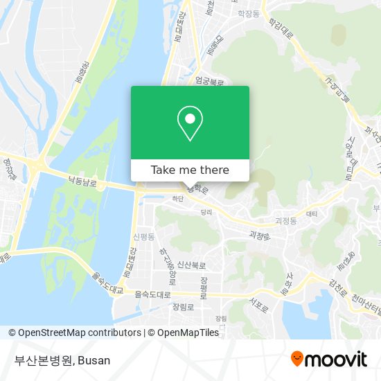 부산본병원 map