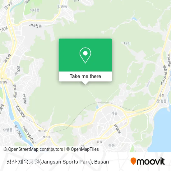 장산 체육공원(Jangsan Sports Park) map