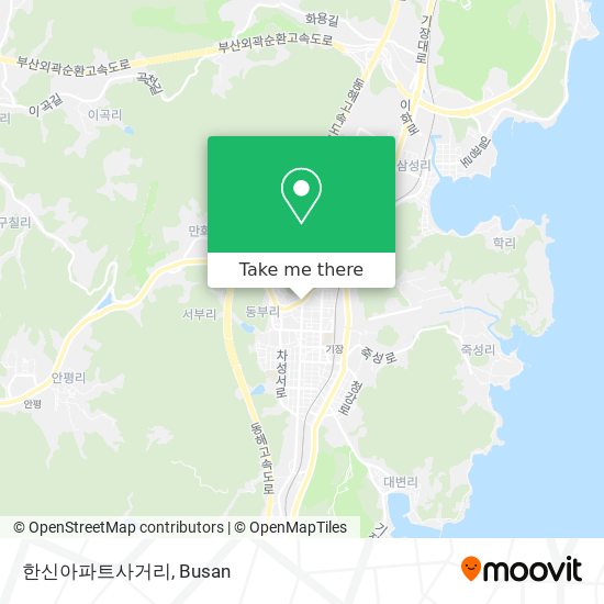 한신아파트사거리 map