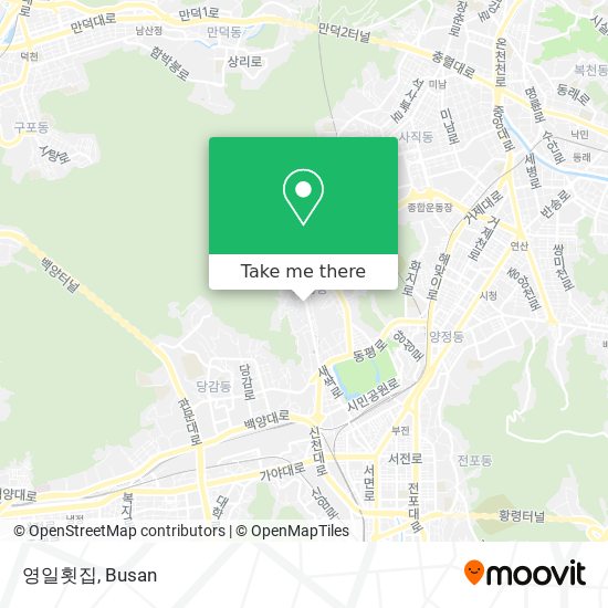 영일횟집 map