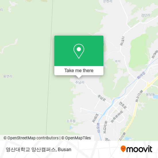 영산대학교 양산캠퍼스 (Yeongsan University Yangsan Campus) map