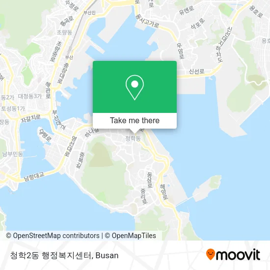 청학2동 행정복지센터 map