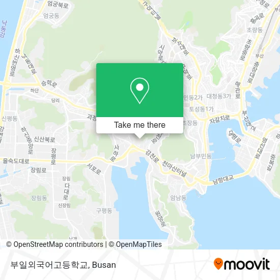 부일외국어고등학교 map