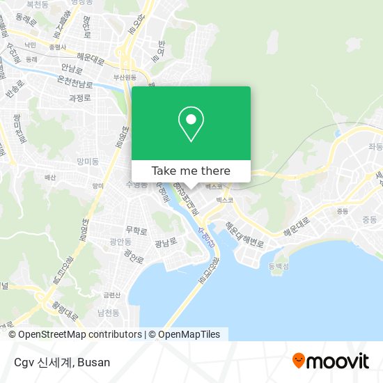 Cgv 신세계 map