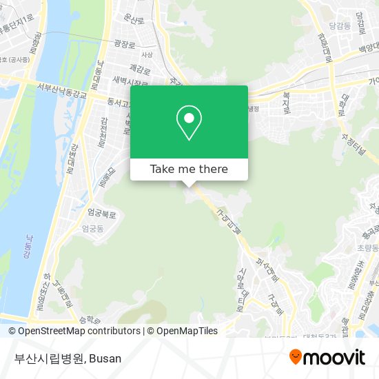 부산시립병원 map