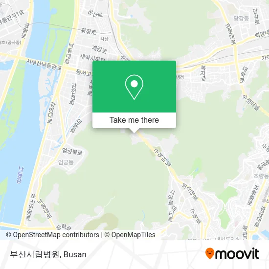 부산시립병원 map