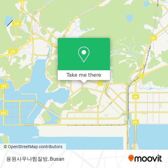 용원사우나찜질방 map