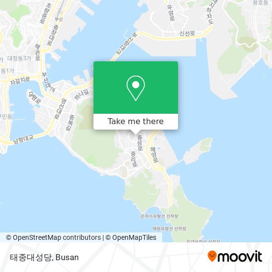 태종대성당 map