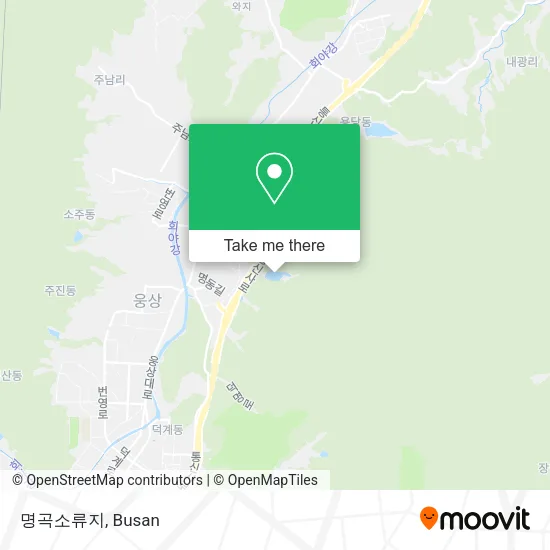 명곡소류지 map