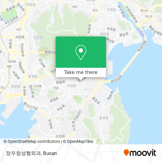 정우창성형외과 map